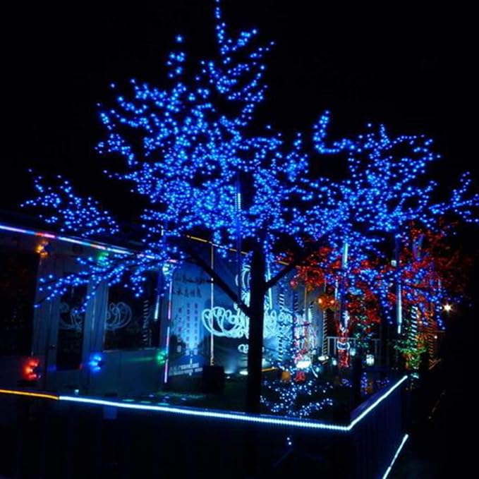 2 Pack 100 LED Solar Powered String Lights, Outdoor Waterproof Copper Wire 8 - Image 4