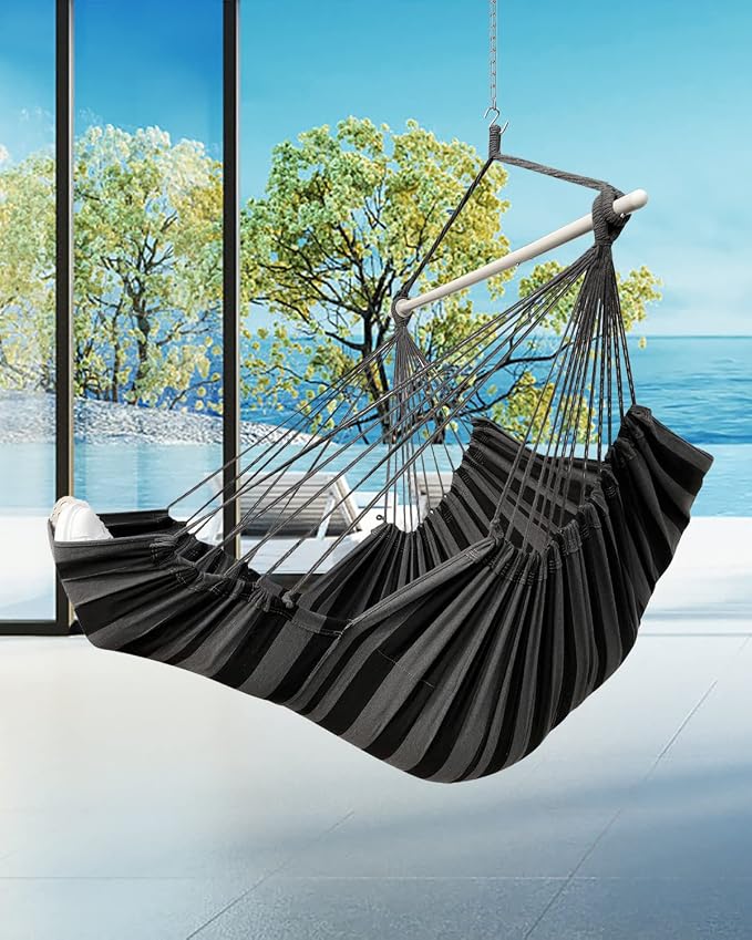 ADVOKAIR Hanging Hammock Chair Large Swing Chair - Image 7