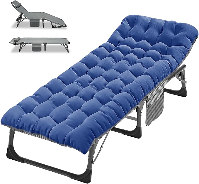 ABORON Camping Cot for Adult 28" Extra Wide, Heavy-Duty 1200D Oxford Cot for by ABORON
