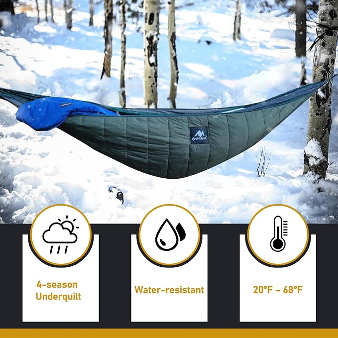 AYAMAYA Single & Double Hammock Underquilt Full Length Big Size Under Quilts - Image 6