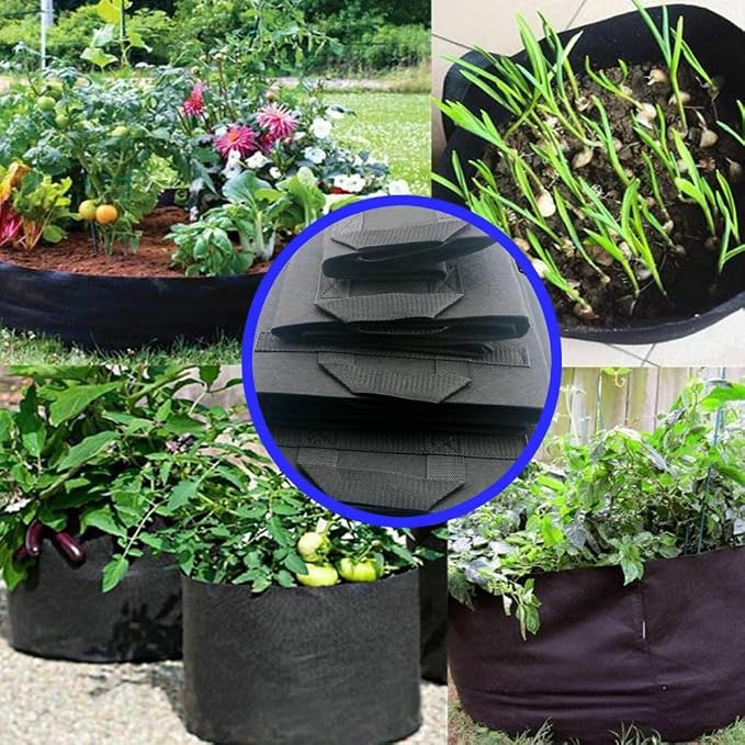 12 Pack 20 Gallon Grow Bags, Premium Fabric Pots 20 Gallon - Image 5