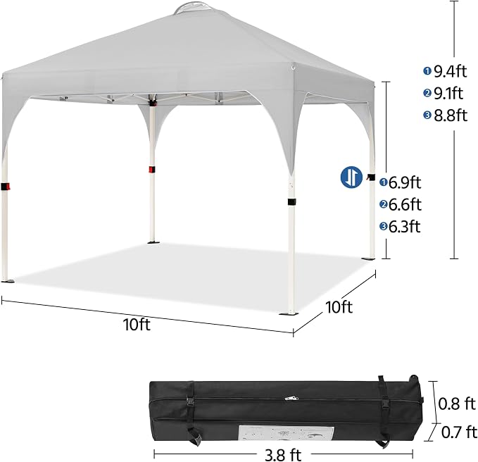 Yaheetech 10x10 Pop Up Canopy Tent - Image 4