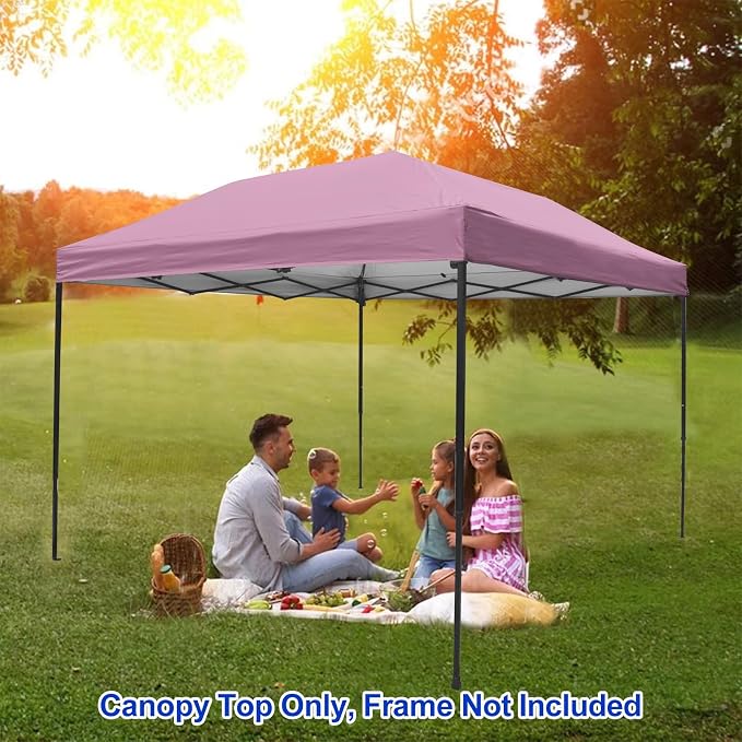 Joramoy 10×10 Canopy Replacement Top Only, Waterproof Pop Up Canopy Tent Top - Image 6