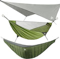 Camping Hammock with Mosquito Net, Underquilt & Rain Fly Tarp – 2 Person by CROSSHIP