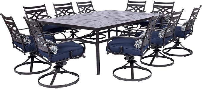 Hanover Montclair 11-Piece Patio Dining Set by Hanover