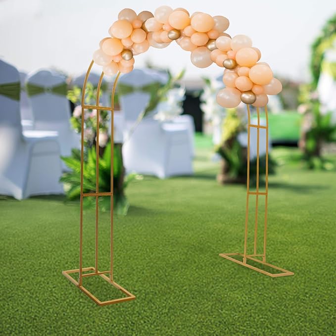Wedding Arch Backdrop Stand, 8.53ft Heavy Duty Metal Wedding Backdrop Stand - Image 5