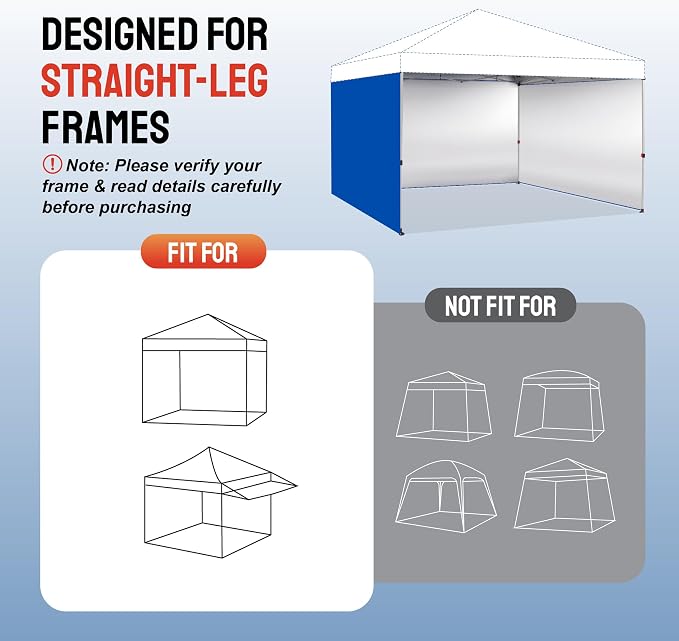 CROWN SHADES 12x12 Canopy Sidewalls - Image 5