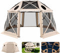 VEVOR Pop up Gazebo Screen Tent, 15 x 15 ft, 13-Sided Spherical Camping Canopy by VEVOR