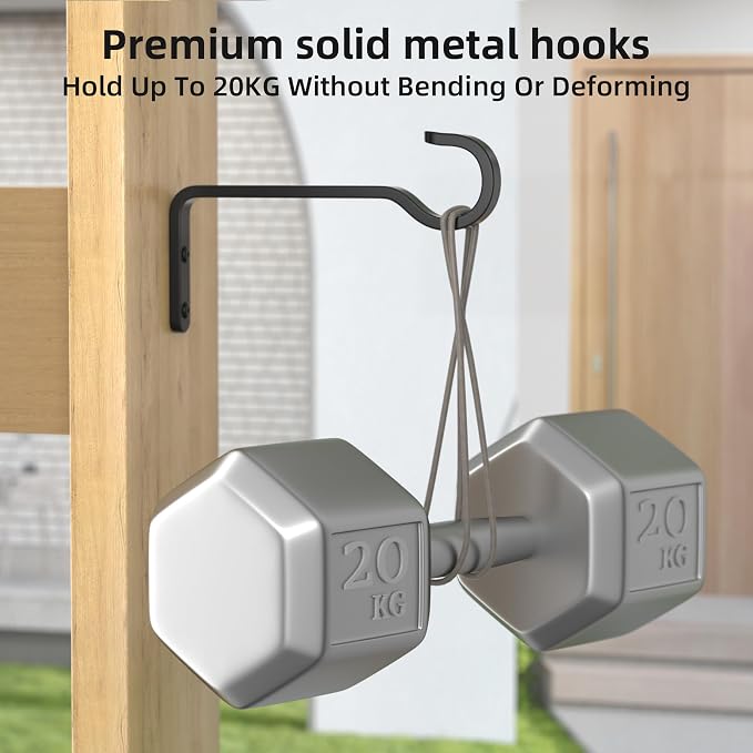 6 Inch 2 Pack Heavy Duty Outdoor Plant Hangers - Image 7