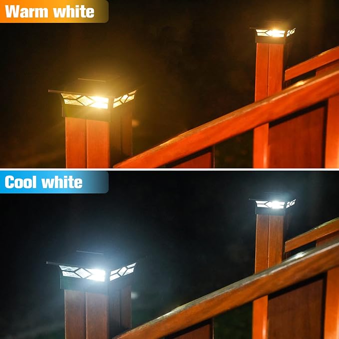 VOLISUN Solar Post Cap Lights: 12 - Image 2