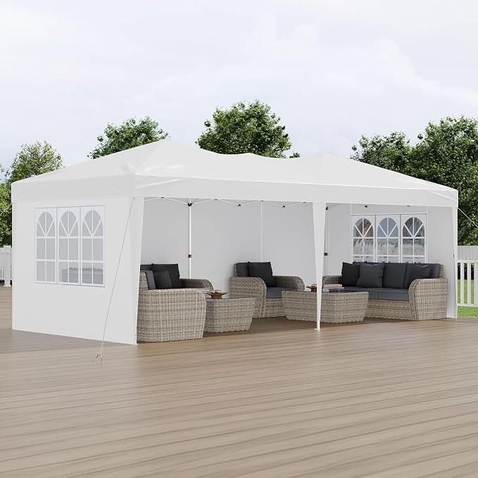 VEVOR Pop Up Canopy, 10 x 20 FT Instant Canopy Portable Gazebo - Image 8