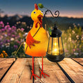 Garden Decor Chicken Solar Statues, Unique Garden Statues Chicken by yulloyello