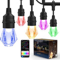 XMCOSY+ Smart Outdoor String Lights - 123ft RGBCWIC Patio Lights by XMcosy