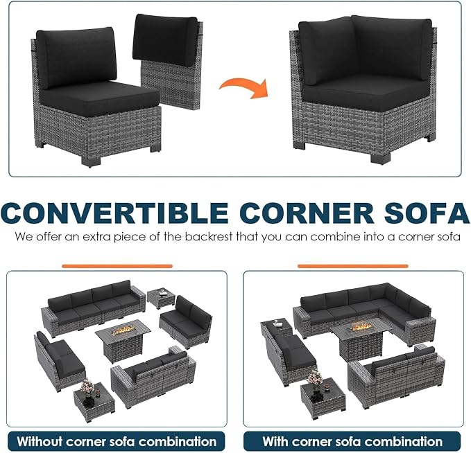 13 Piece Patio Furniture Set - Image 7