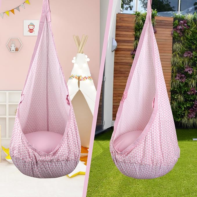 YAERSI Kids Pod Swing Seat, Hammock Chair - Image 6