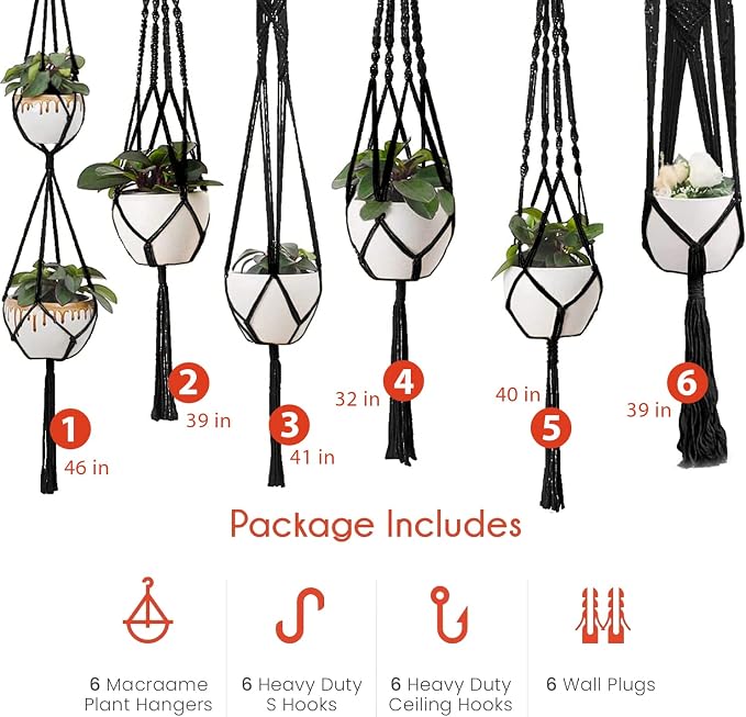 Feedee Macrame Plant Hangers - Image 3