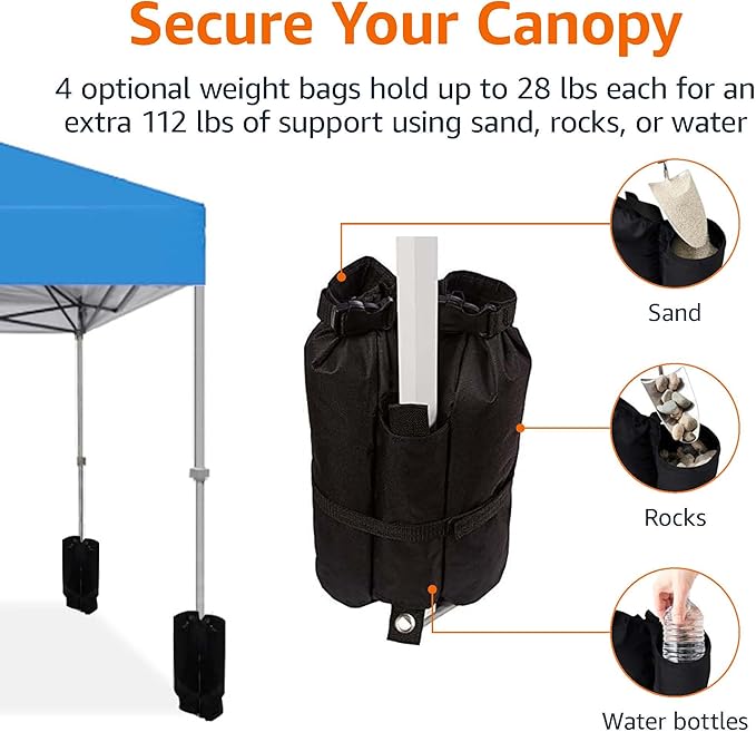 Amazon Basics Outdoor Pop Up 10 x 10 Canopy Tent - Image 2