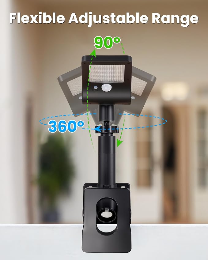 Clip on Solar Lights for Fence, 1-Second Install Solar Fence Lights Outdoor - Image 4