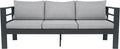 3-Seater All-Weather Iron Patio Sofa by Hoffeorrad