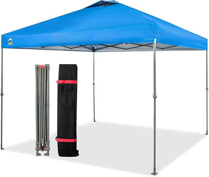 CROWN SHADES 10x10 Canopy Tent, Pop Up Beach Tent by CrownShades