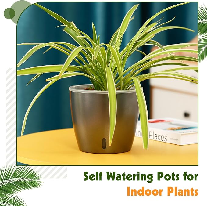 Self Watering Pots for Indoor Plants, Small African Violet Pots - Image 6