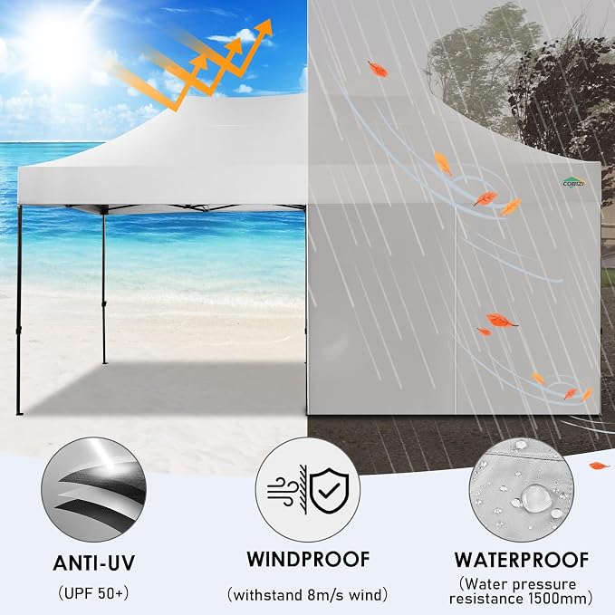 COBIZI 10x20 Heavy Duty Pop up Canopy Tent - Image 6