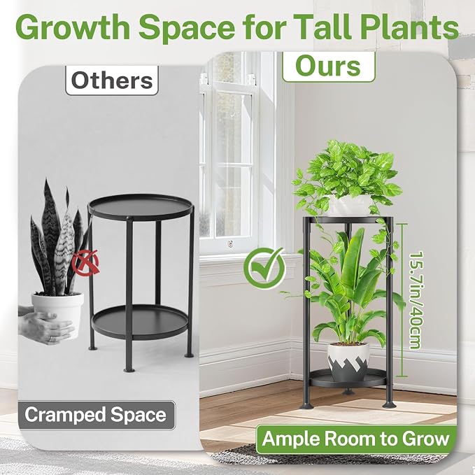 iDavosic.ly 2 Tier Plant Stand Indoor - Image 5