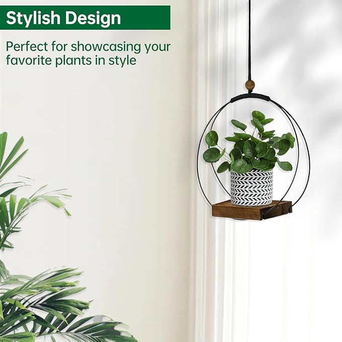 Hanging Planter for Indoor Plants, Modern Boho Macrame Plant Hanger for 3-5.5 - Image 5