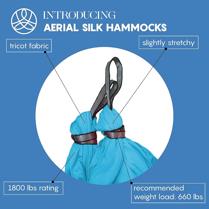 Aerial Silk Yoga Hammock & Swing - Image 2