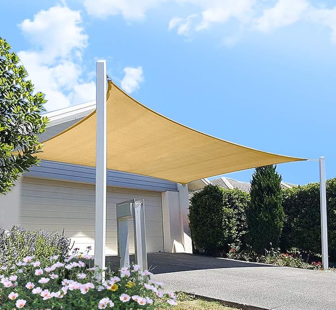 FLY HAWK Rectangle Patio Sun Shade Sail Canopy by Unknown