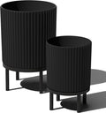 Veradek Demi Series Round Planter w/Stand by VeradekOutdoor