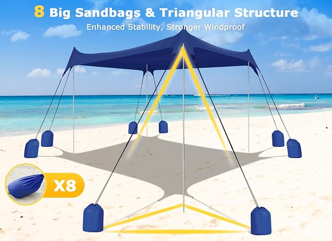 Gorich Beach Tent Sun Shelter - Image 2