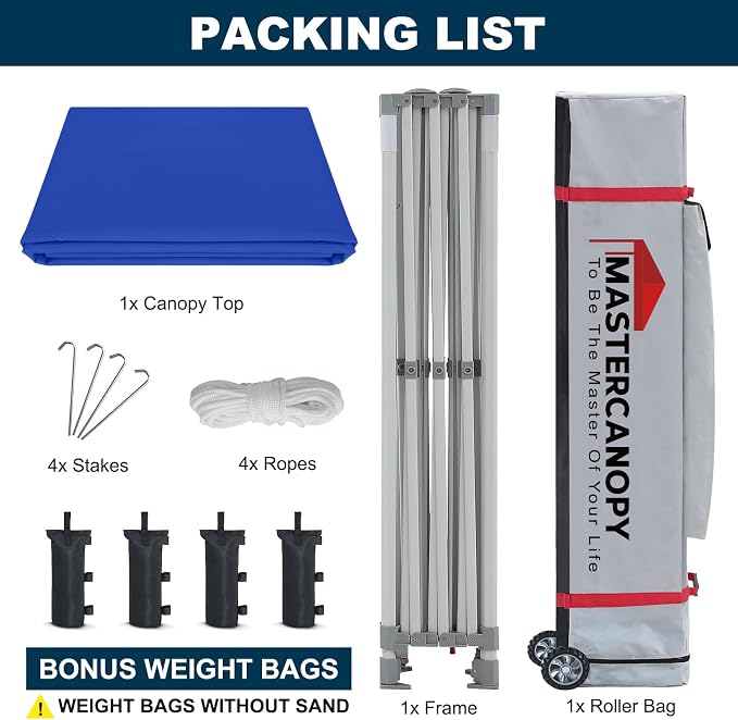 MASTERCANOPY Pop Up Canopy Tent Commercial Grade 10x15 Instant Shelter - Image 7
