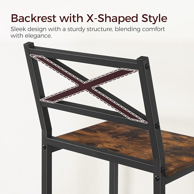 Bar Stools, Kitchen Breakfast Bar Chairs, Easy Assembly, - Image 9