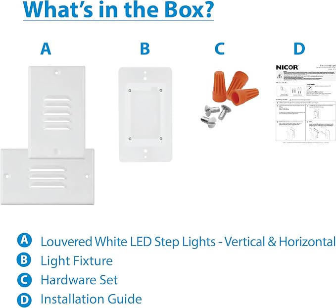 STP2 Louvered White LED Step Light - Image 7