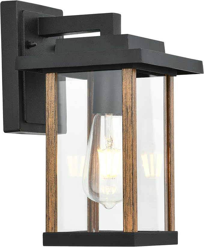 Outdoor Wall Sconce, Outside Porch Light Fixtures, Wall Mount Anti-Rust by SmeikeLighting