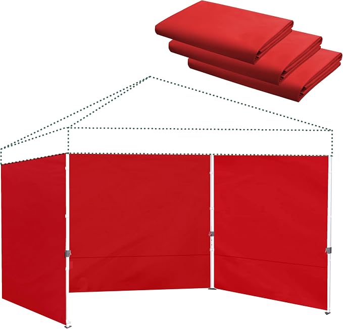 Canopy Sidewalls for 10x10 Pop Up Canopy 99% UV Protection, Waterproof by Unknown