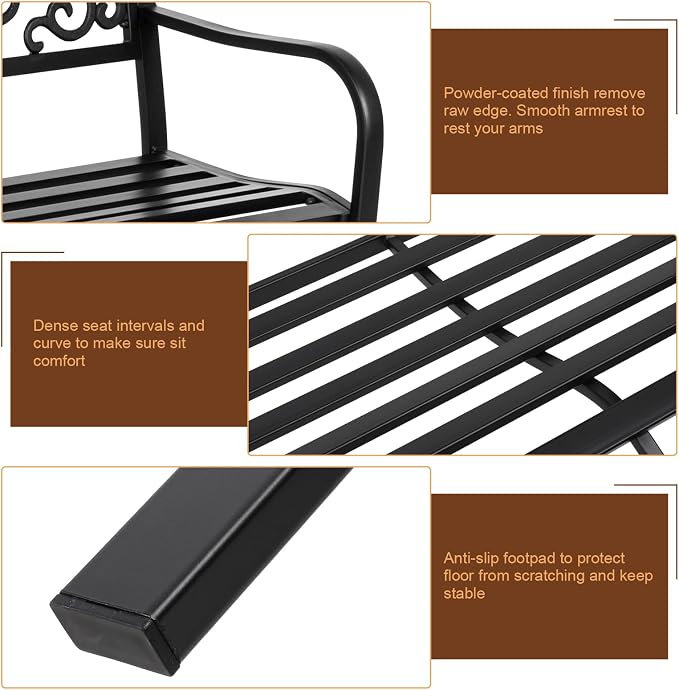 Outvita Outdoor Bench - Image 4