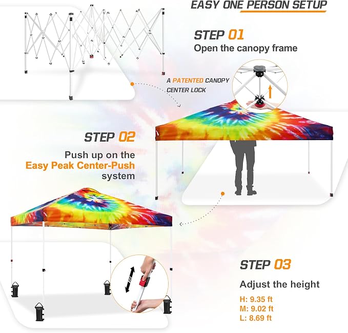 EAGLE PEAK Pop Up Canopy Tent - Image 2