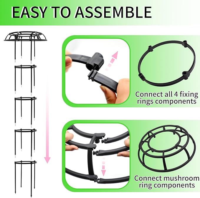 65-Inch Garden Trellis for Climbing Plants, Heavy-Duty Metal Obelisk - Image 4