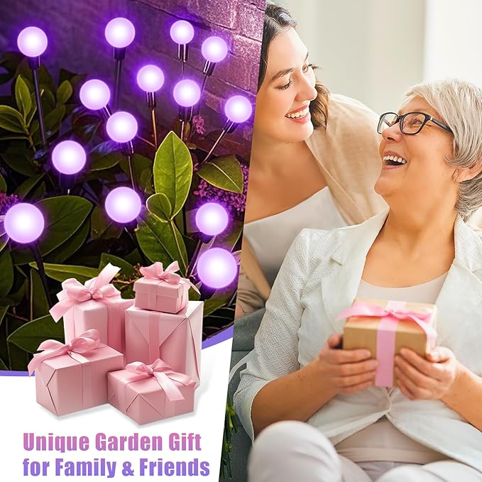 Solar Garden Lights Outdoor, Waterproof Solar Powered Lights - Image 4