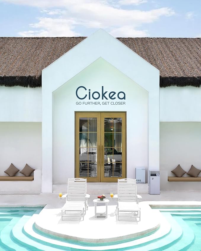 Ciokea Lounge Chair Outdoor, Oversized Chaise Lounge Chair - Image 2