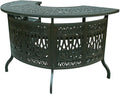 Darlee Elisabeth 75" Patio Bar in Antique Bronze by Unknown