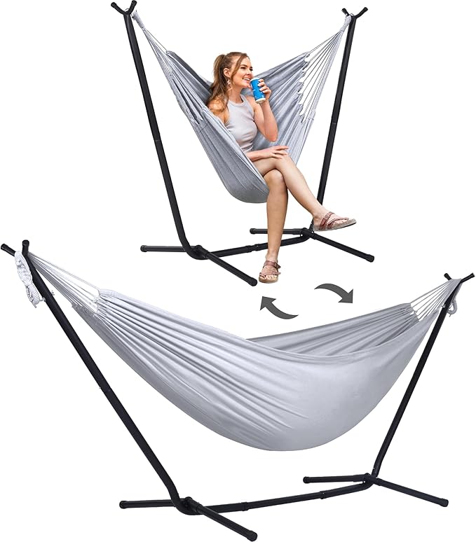 SUNCREAT 2-in-1 Convertible Extra Large Hammocks by SUNCREAT