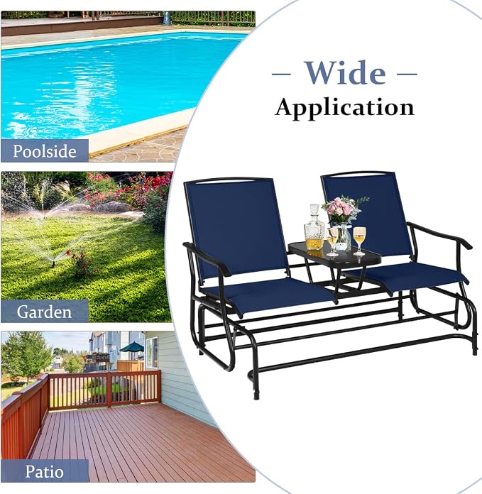 Giantex Outdoor Glider, Rocking Chair - Image 8