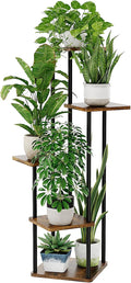 Bamworld Plant Stand Indoor Tall Plant Shelf by Bamworld
