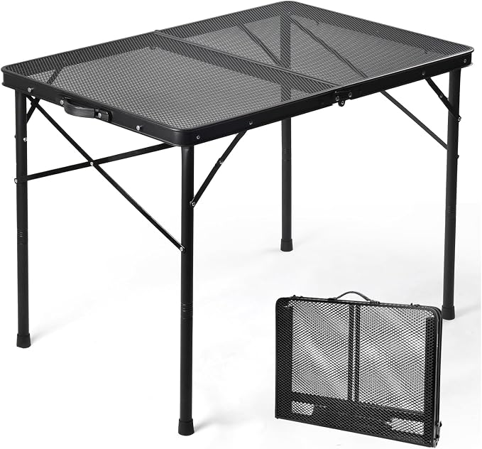 3 ft Folding Table with Adjustable Height, Portable by EEASTSTORM