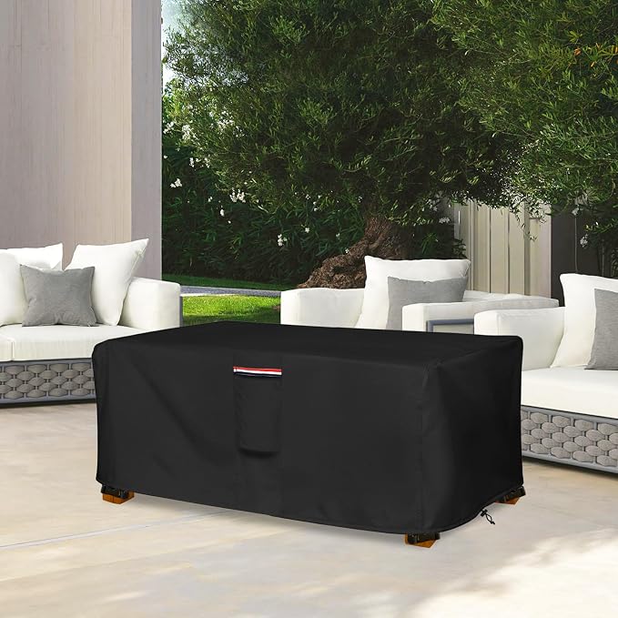 Outdoor Coffee Table Cover, Waterproof Rectangular Patio Small Side Table Cover - Image 7