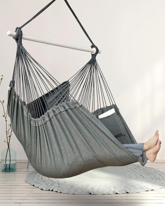 XXL Hammock Chair Hanging Rope Swing - Image 2