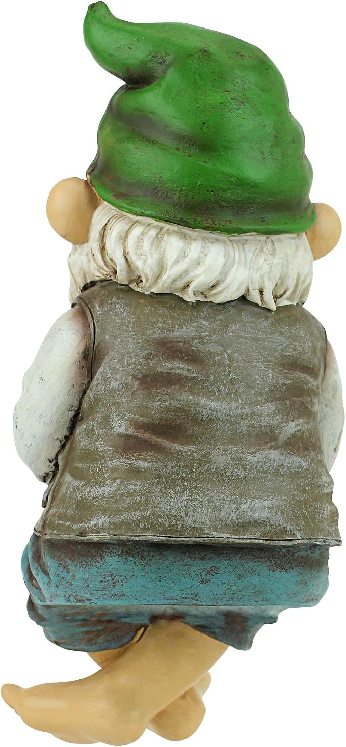 Design Toscano Ziggy with Fishing Pole Garden Gnome Indoor/Outdoor Shelf Sitter - Image 6